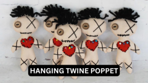 hanging twine poppet